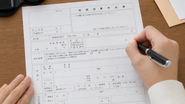 相続放棄を家庭裁判所へ申述する手続き
